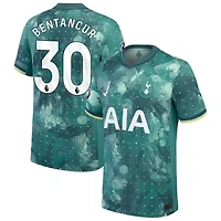 Rodrigo Bentancur Men's Nike  Green Tottenham Hotspur 2024/25 Third Authentic Custom Jersey