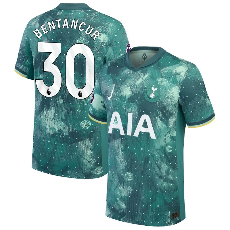 Rodrigo Bentancur Men's Nike  Green Tottenham Hotspur 2024/25 Third Authentic Custom Jersey