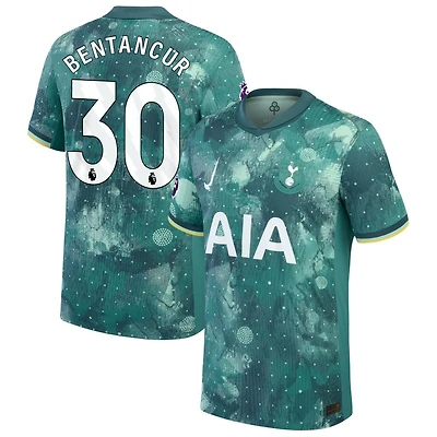 Rodrigo Bentancur Men's Nike  Green Tottenham Hotspur 2024/25 Third Authentic Custom Jersey