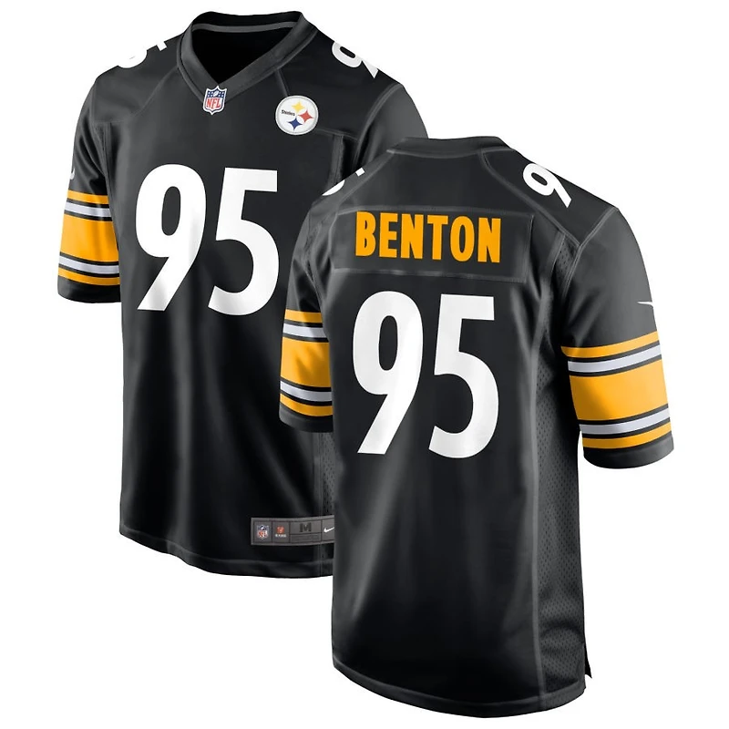 Keeanu Benton Men's Nike Black Pittsburgh Steelers Custom Game Jersey