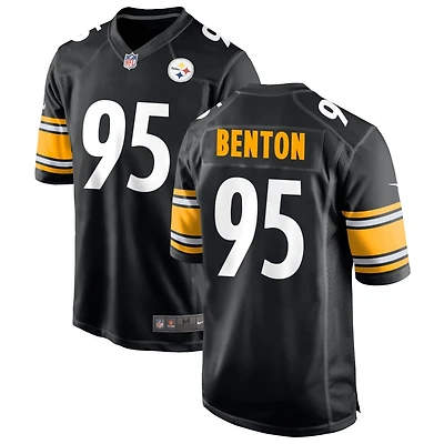 Keeanu Benton Men's Nike Black Pittsburgh Steelers Custom Game Jersey