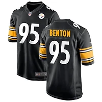 Keeanu Benton Men's Nike Black Pittsburgh Steelers Custom Game Jersey