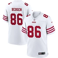 Junior Bergen Men's Nike White San Francisco 49ers Game Custom Player Jersey