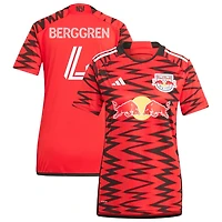 Gustav Berggren Women's adidas  Red New York Red Bulls 2024 Legacy Replica Custom Jersey