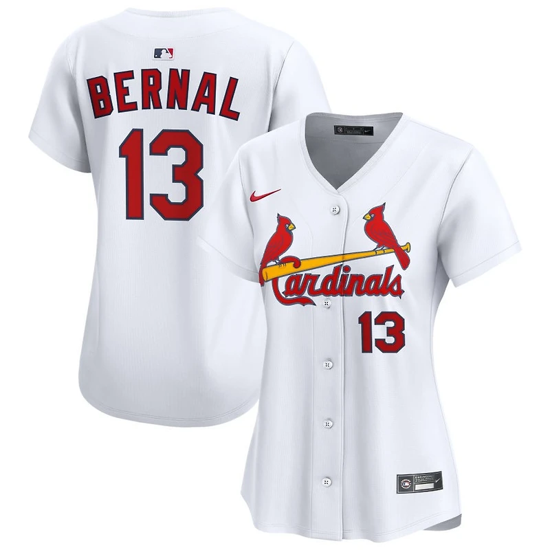 Leonardo Bernal Women's Nike White St. Louis Cardinals Home Limited Custom Jersey