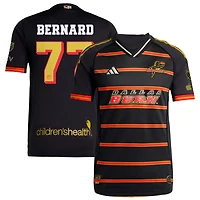 Bernard Kamungo Bernard Men's adidas Black FC Dallas 2025 Third Authentic Custom Jersey