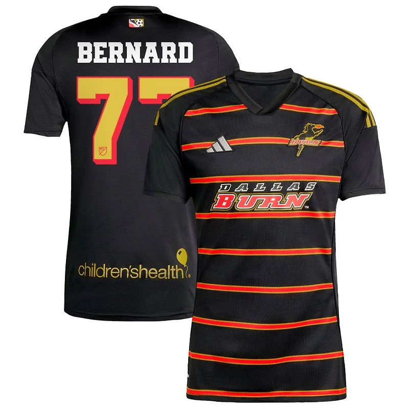 Bernard Kamungo Bernard Men's adidas Black FC Dallas 2025 Third Replica Custom Jersey