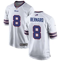 Terrel Bernard Men's Nike White Buffalo Bills Custom Game Jersey