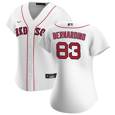 Brennan Bernardino Women's Nike White Boston Red Sox Home Replica Custom Jersey