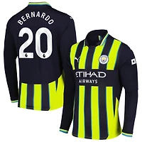 Bernardo Silva Bernardo Men's Puma Navy Manchester City 2024/25 Away Replica Long Sleeve Custom Jersey