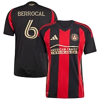 Juan Berrocal Men's adidas  Black Atlanta United FC 2025 The Connector Replica Custom Jersey