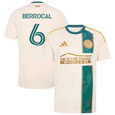 Juan Berrocal Men's adidas  Tan Atlanta United FC 2026 Spirit of '96 Replica Custom Jersey
