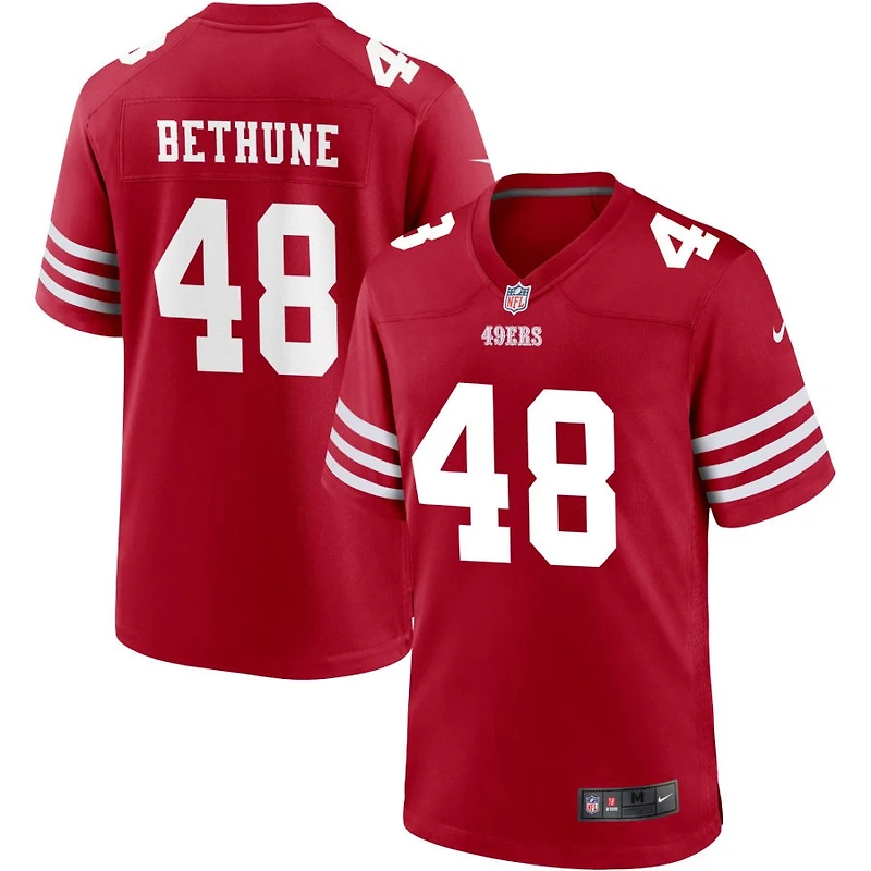 Tatum Bethune Men's Nike Scarlet San Francisco 49ers Custom Jersey