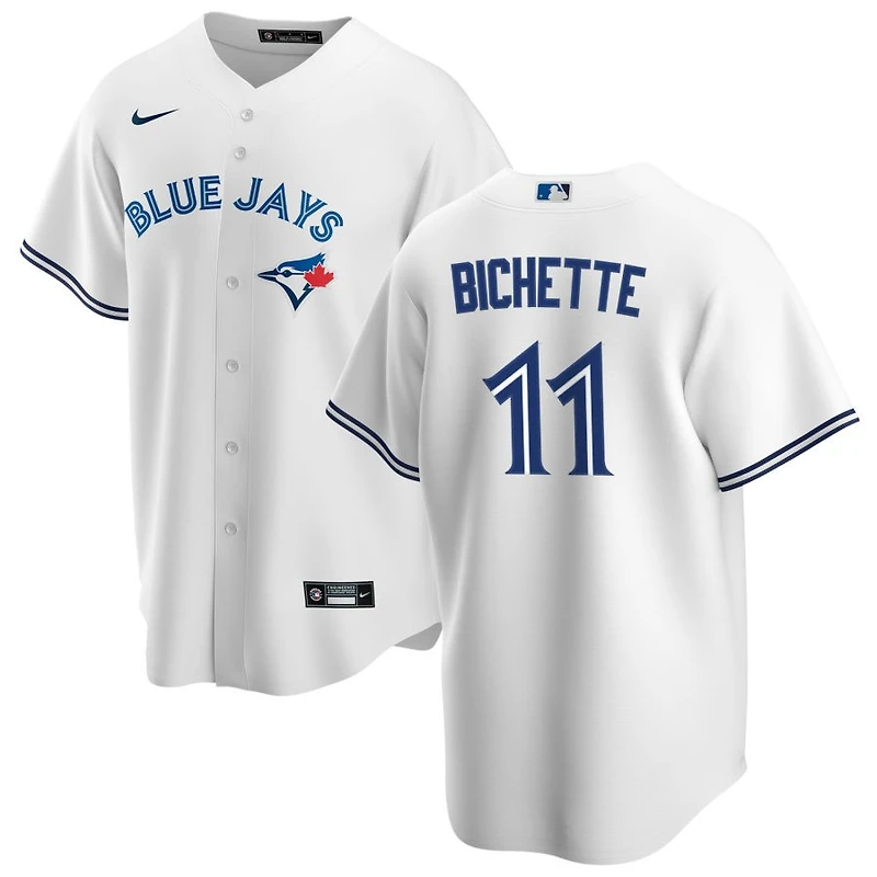 Bo Bichette Men's Nike White Toronto Blue Jays Home Replica Custom Jersey