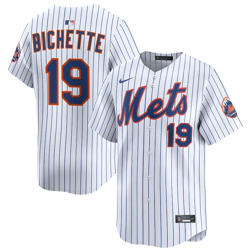 Bo Bichette Men's Nike White New York Mets Home Limited Custom Jersey