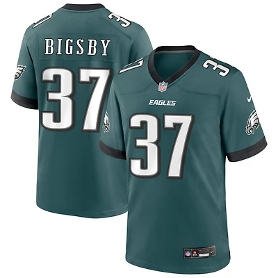 Tank Bigsby Men's Nike Midnight Green Philadelphia Eagles Custom Game Jersey
