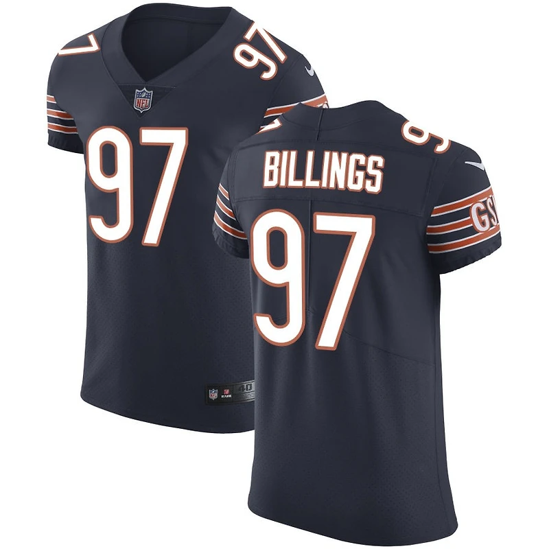 Andrew Billings Men's Nike Navy Chicago Bears Vapor Untouchable Custom Elite Jersey