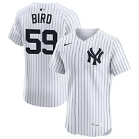 Jake Bird Men's Nike White New York Yankees Home Elite Custom Jersey