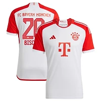 Tom Bischof Men's adidas  White Bayern Munich 2023/24 Home Replica Custom Jersey