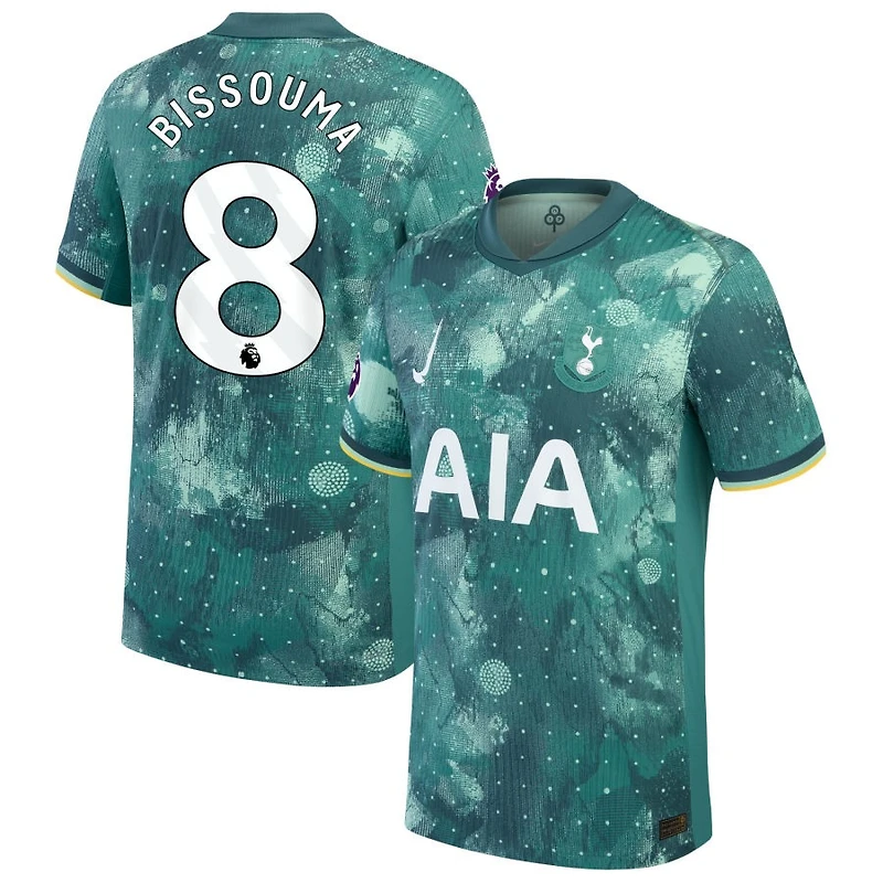 Yves Bissouma Men's Nike  Green Tottenham Hotspur 2024/25 Third Authentic Custom Jersey