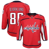 Garin Bjorklund Youth Red Washington Capitals Home Custom Premier Jersey