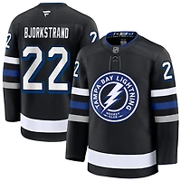Oliver Bjorkstrand Men's Fanatics Black Tampa Bay Lightning Alternate Premium Custom Jersey