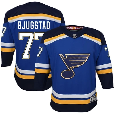 Nick Bjugstad Youth Blue St. Louis Blues Home Premier Custom Jersey