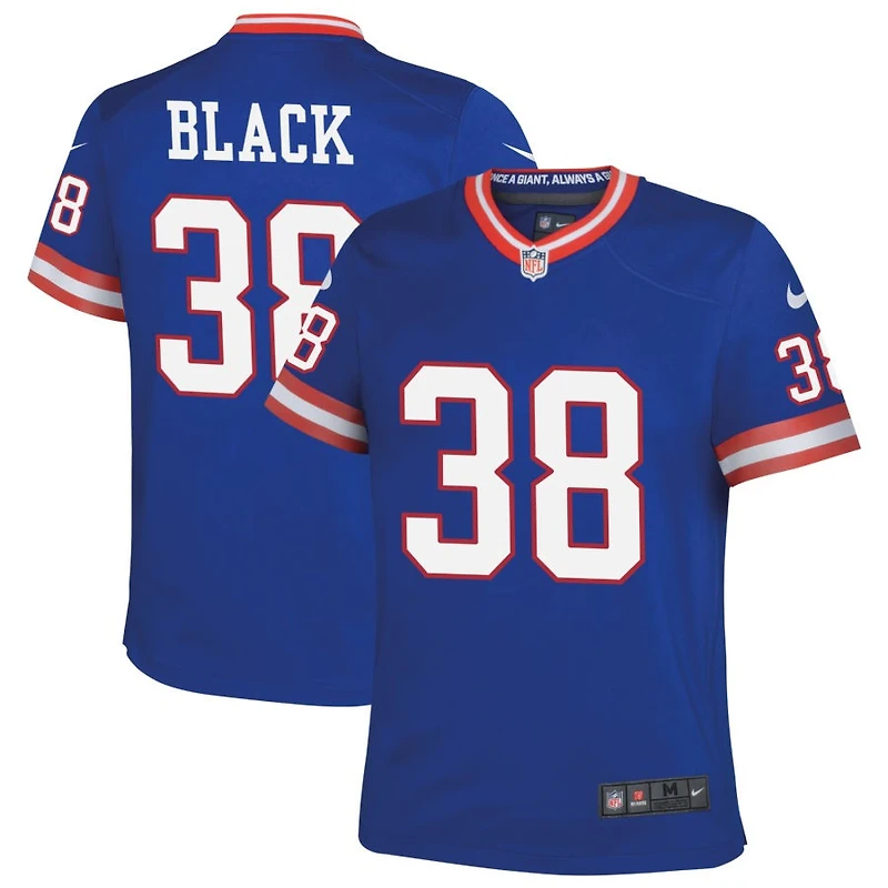 Korie Black Youth Nike Royal New York Giants Classic Custom Game Jersey