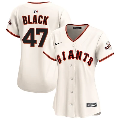 Mason Black Women's Nike  Cream San Francisco Giants Home Limited Custom Jersey