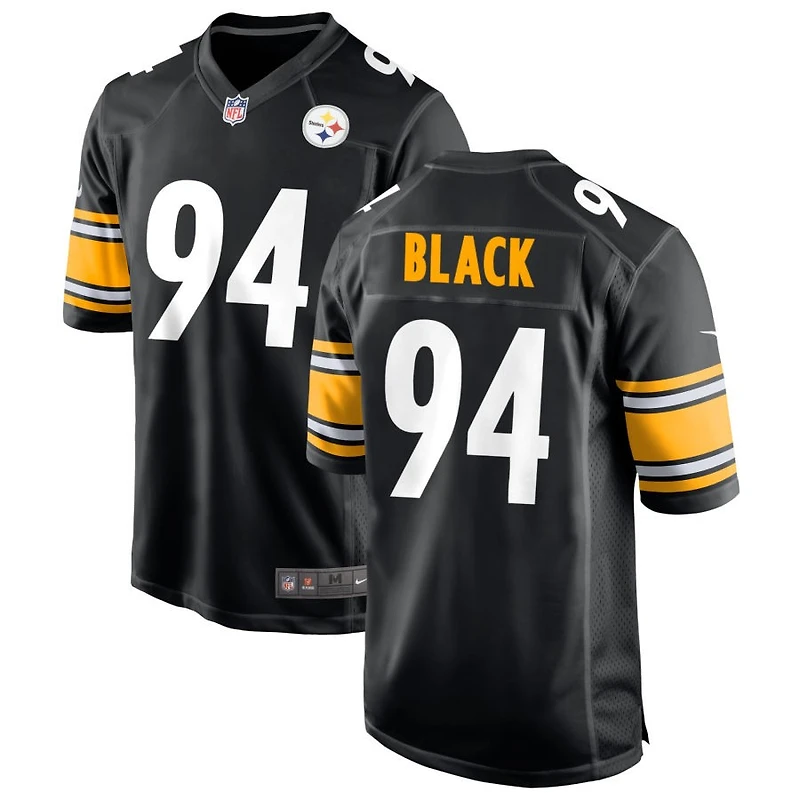 Yahya Black Men's Nike Black Pittsburgh Steelers Custom Game Jersey