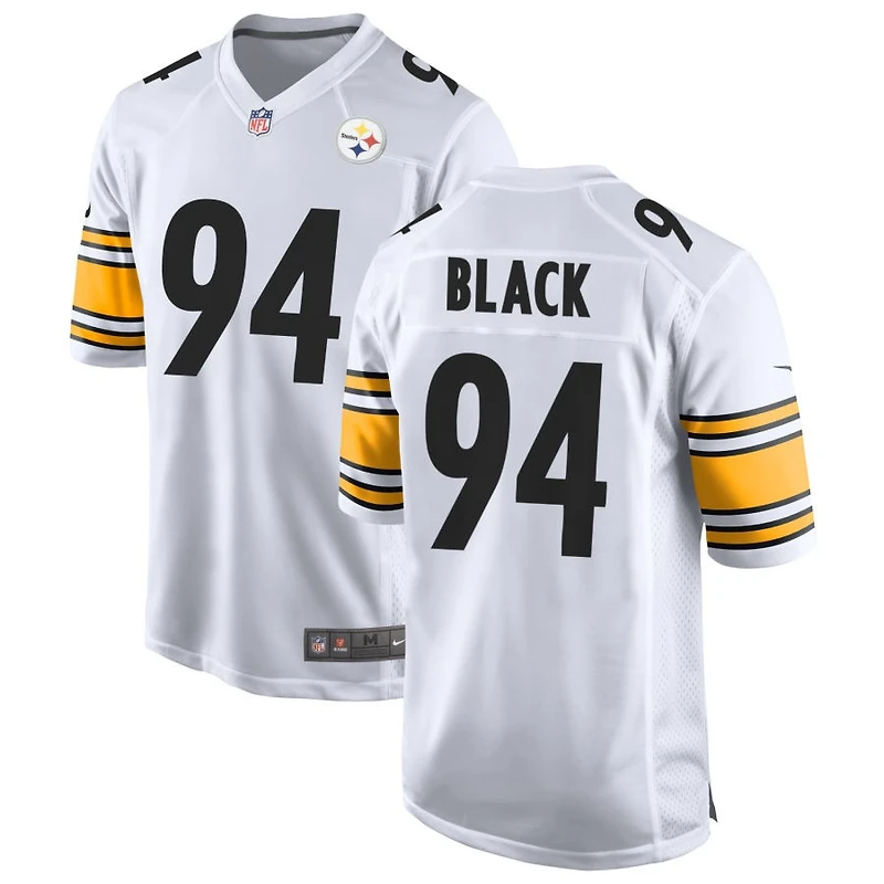 Yahya Black Men's Nike White Pittsburgh Steelers Game Custom Jersey