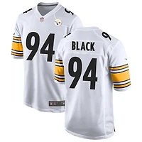 Yahya Black Men's Nike White Pittsburgh Steelers Game Custom Jersey