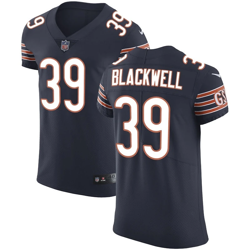 Josh Blackwell Men's Nike Navy Chicago Bears Vapor Untouchable Custom Elite Jersey