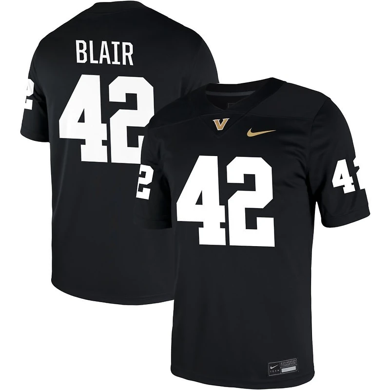 Callahan Blair Men's Nike Black Vanderbilt Commodores NIL Pick-A-Player Game Jersey