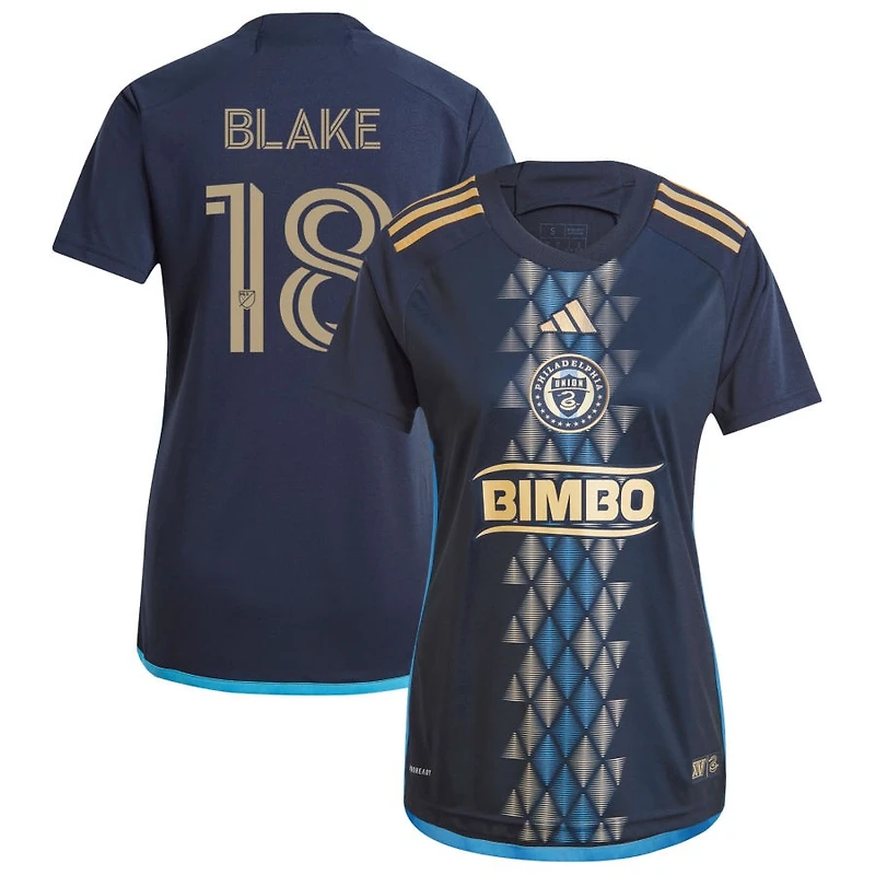 Andre Blake Women's adidas Navy Philadelphia Union 2024 The XV Kit Replica Custom Jersey
