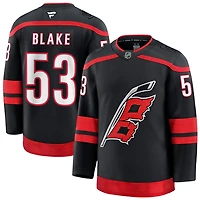 Jackson Blake Men's Fanatics Black Carolina Hurricanes Home Premium Custom Jersey