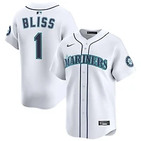 Ryan Bliss Men's Nike White Seattle Mariners Home Limited Custom Jersey