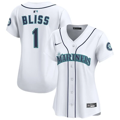 Ryan Bliss Women's Nike White Seattle Mariners Home Limited Custom Jersey