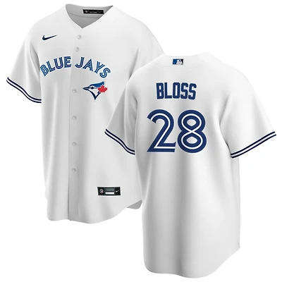 Jake Bloss Men's Nike White Toronto Blue Jays Home Replica Custom Jersey