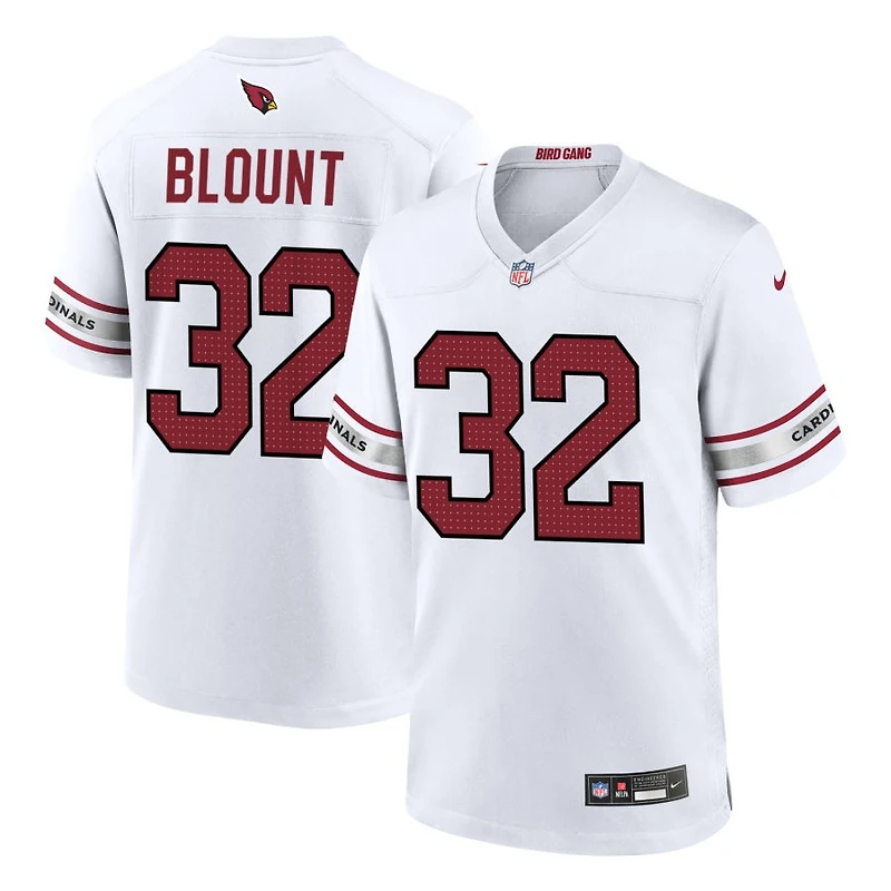 Joey Blount Men's Nike White Arizona Cardinals Custom Game Jersey