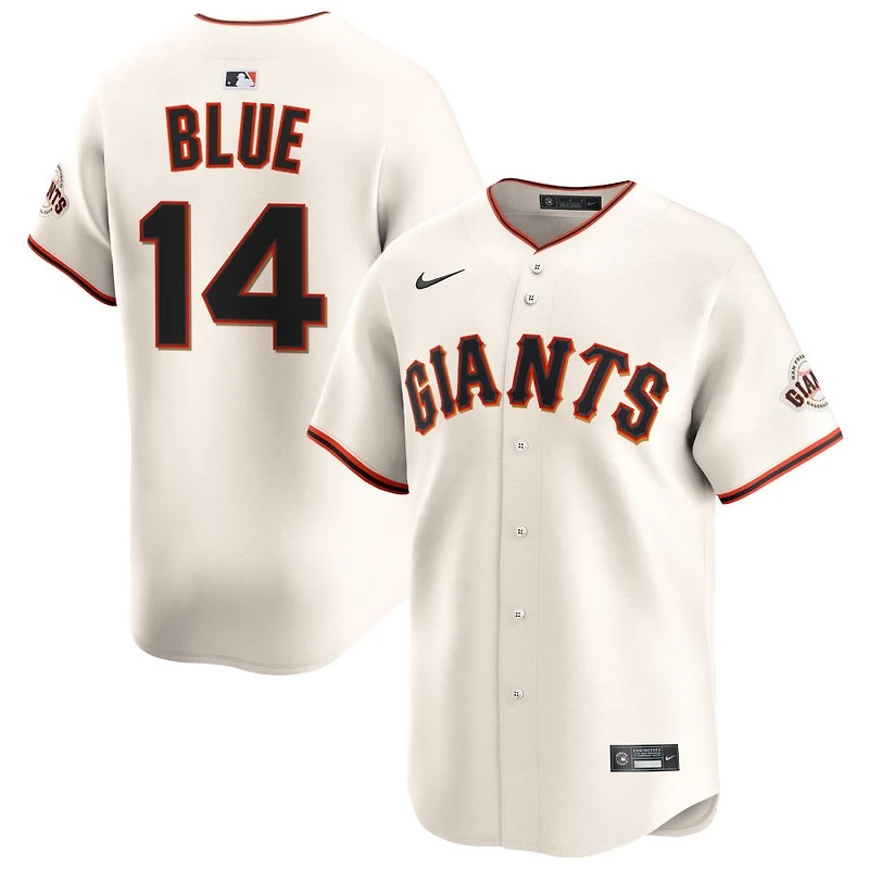 Vida Blue Men's Nike Cream San Francisco Giants Home Limited Pick-A-Player Retired Roster Jersey