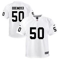 Jacob Bobenmoyer Youth Nike White Las Vegas Raiders Team Custom Game Jersey