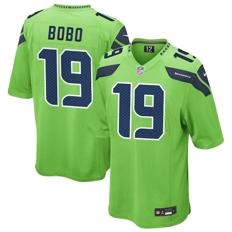 Jake Bobo Men's Nike Neon Green Seattle Seahawks Alternate Custom Game Jersey