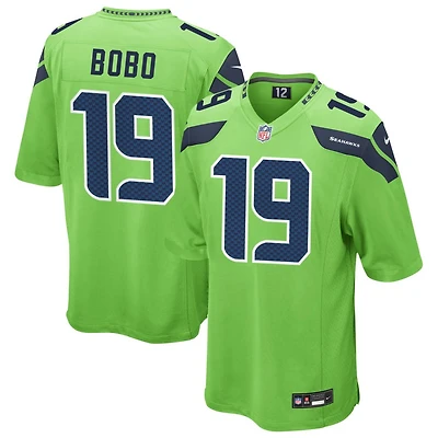 Jake Bobo Men's Nike Neon Green Seattle Seahawks Alternate Custom Game Jersey