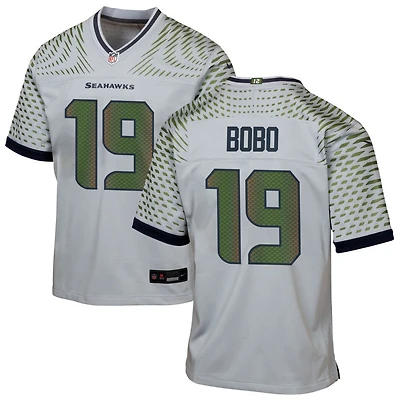 Power Echols Youth Nike Gray Seattle Seahawks Rivalries Collection Custom Game Jersey