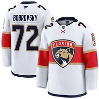 Sergei Bobrovsky Men's Fanatics White Florida Panthers Away Premium Custom Jersey