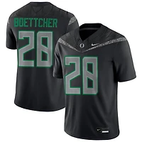 Bryce Boettcher Men's Nike Black Oregon Ducks NIL Pick-A-Player Game Jersey