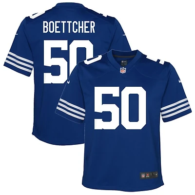 Bryce Boettcher Youth Nike Royal Indianapolis Colts Alternate Custom Game Jersey