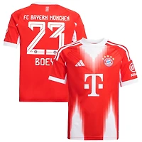 Sacha Boey Youth adidas Red Bayern Munich 2025/26 Home Replica Custom Jersey