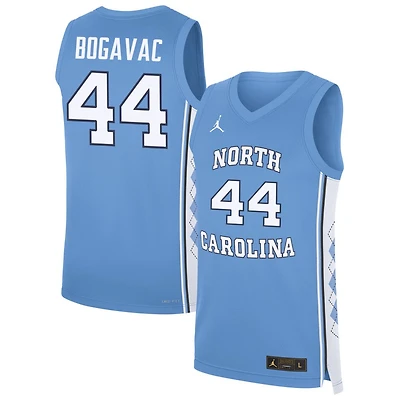 Luka Bogavac Men's Jordan Brand Carolina Blue North Carolina Tar Heels NIL Pick-A-Player Men's Basketball Jersey